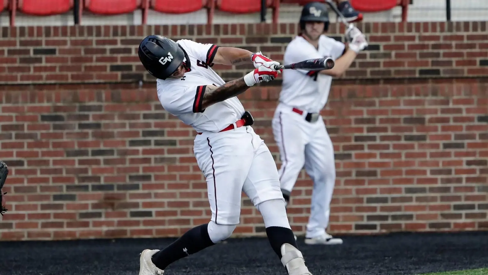 Alec Burns swinging for Gardner-Webb